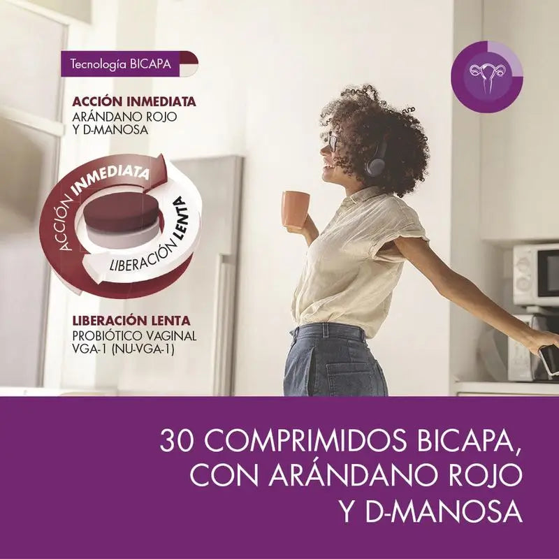Gynactiv Cystu-Balance + Probiotic, 30 Tablets