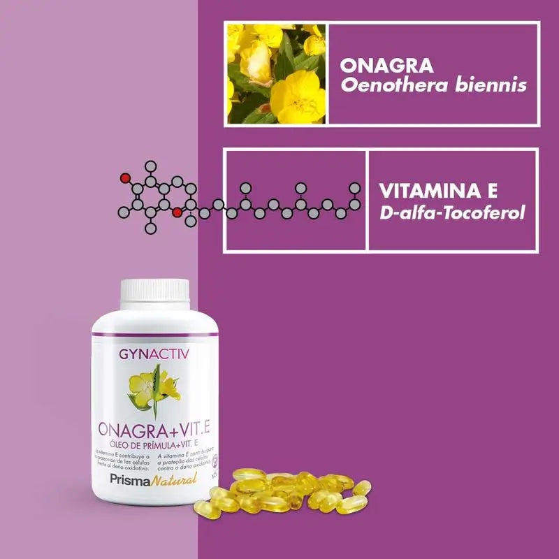Prisma Natural Gynactiv Evening Primrose + Vitamin E, 60 Pearls