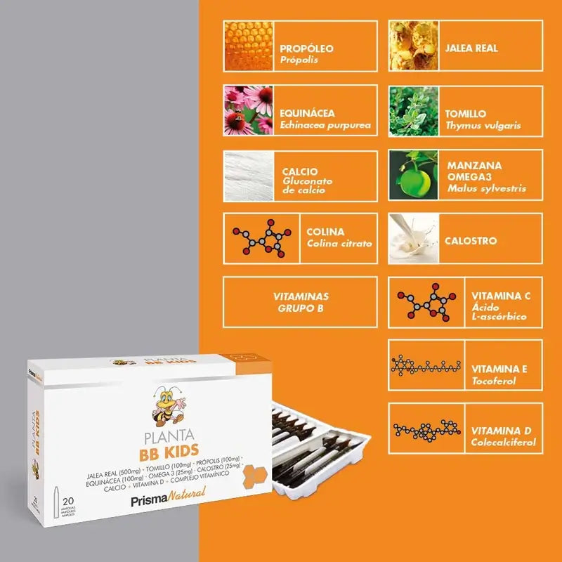 Prisma Natural Plantabebe Infantil 20 Ampoules x 10 ml