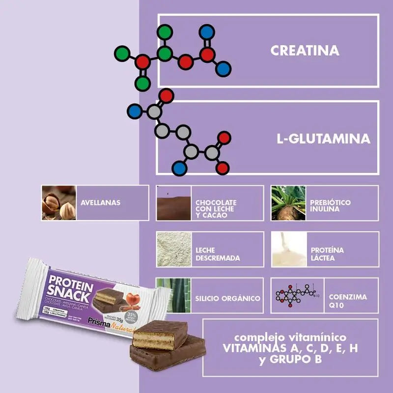 Prisma Natural Protein Snack Choco-Hazelnut-Cinnamon