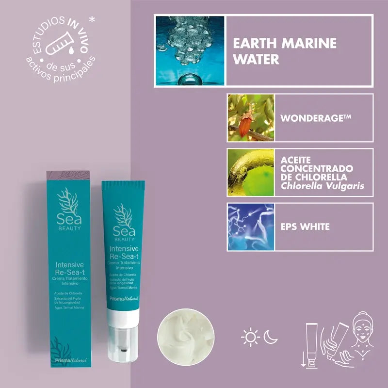 Prisma Natural Sea BeautyIntensive Re-Sea-T Facial Cream, 50 ml