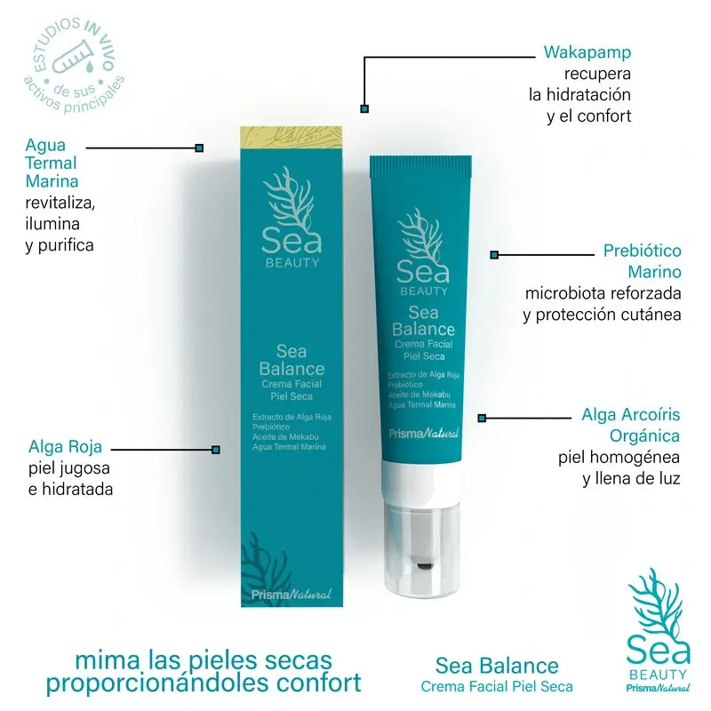 Prisma Natural Sea Balance Facial Cream Dry Skin, 50 ml