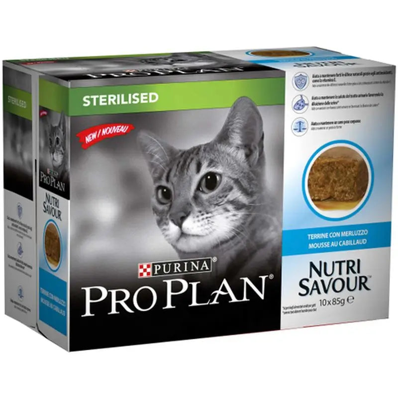 Pro Plan Feline Sterilised Cod 10X75Gr