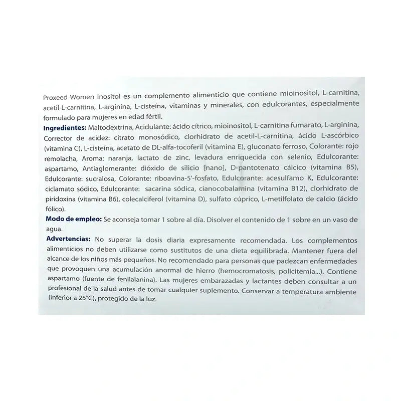 Proxeed Inositol Women, 30 sachets