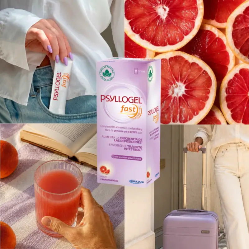 Psyllogel Fast 14,7 G Red Orange Flavour, 10 Sticks