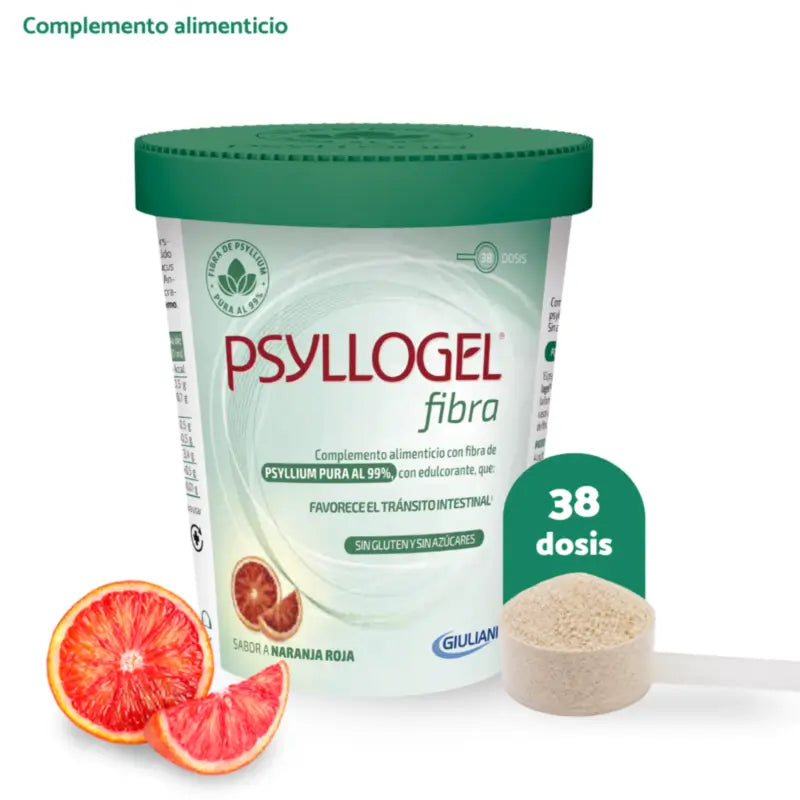 Psyllogel Fibre Red Orange Flavour 170 G Jar, 38 Doses
