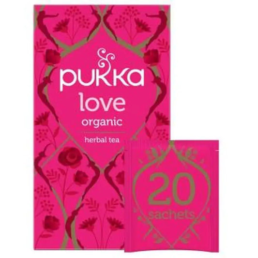 Pukka Love Rose Chamomile-Lavender Infusion 20pcs Bio