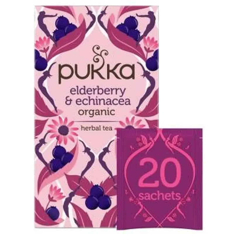 Pukka Elderberry-Echinacea-Flower Elderberry Infusion 20User Bio