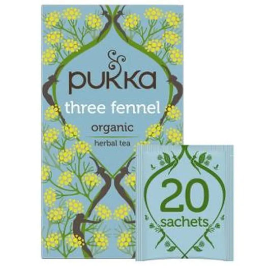 Pukka Three Fennel Infusion 20Ud. Bio