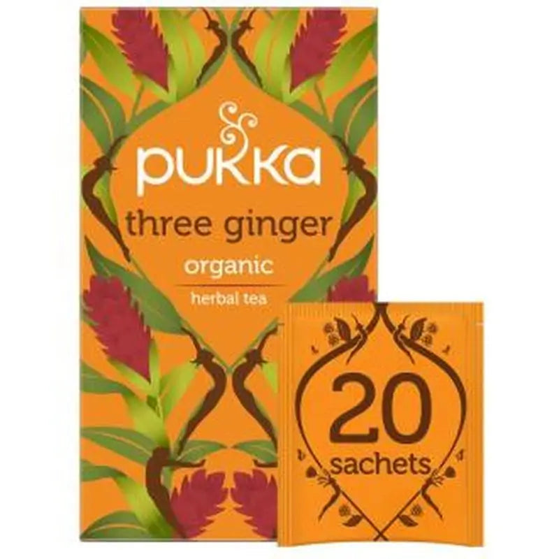 Pukka Three Ginger Infusion 20Ud. Bio