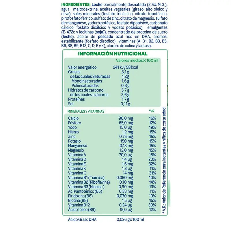 Puleva Peques 3 Growth 1L 6 units