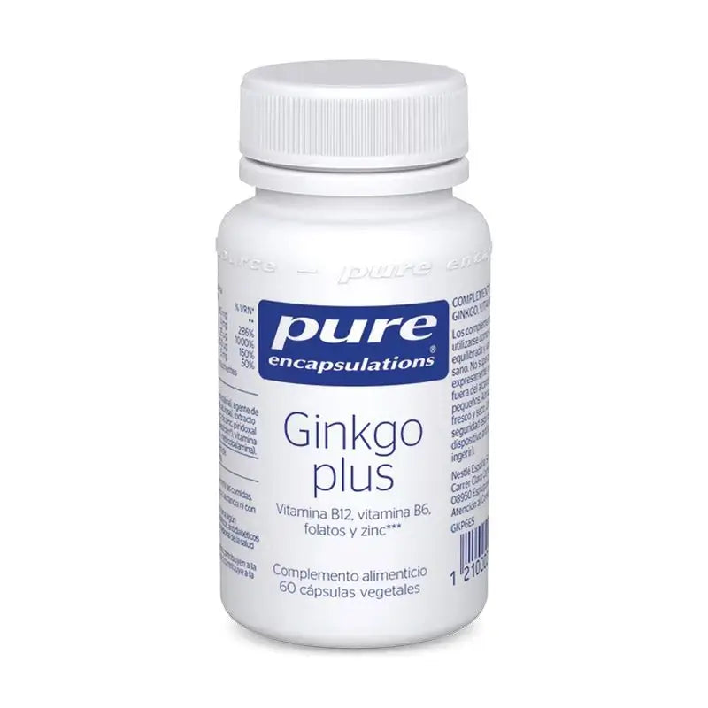 Pure Encapsulations Ginkgo Plus, 60 capsules