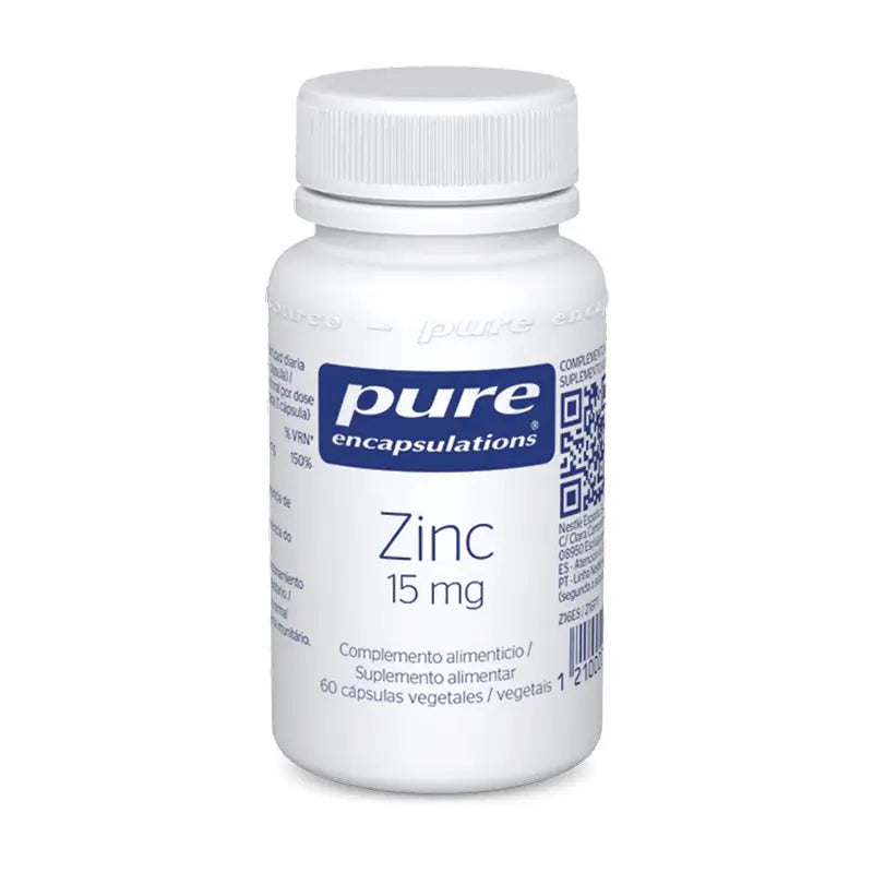 Pure Encapsulations Zinc , 60 capsules