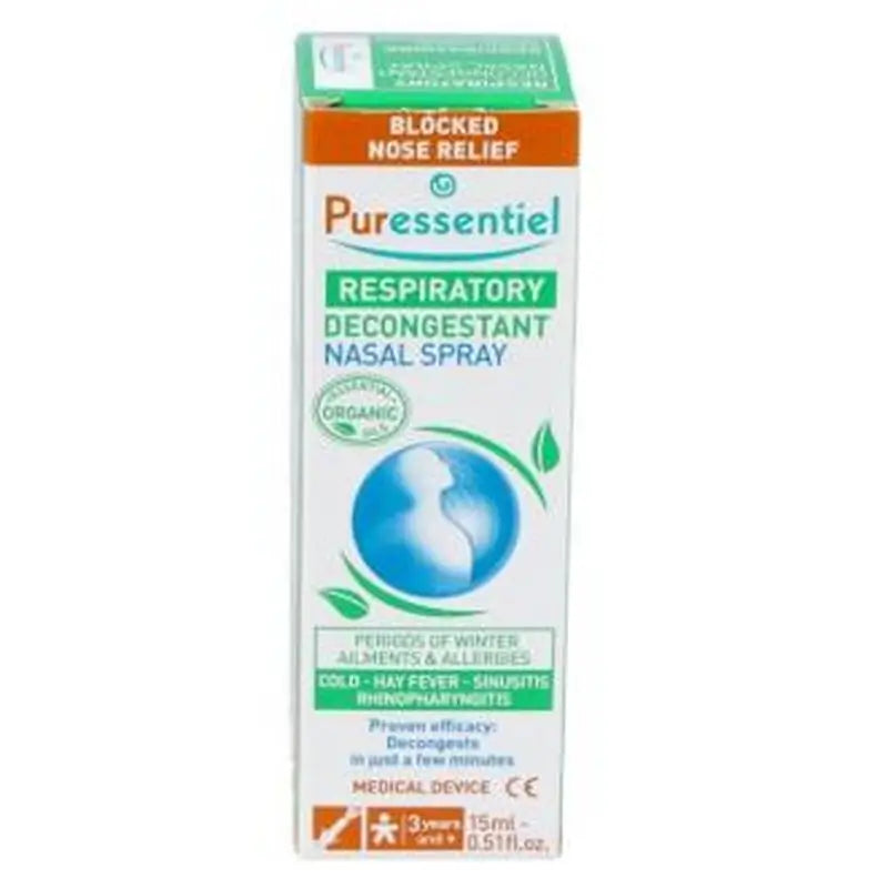 Puressentiel Nasal Decongestant Spray With Ae Bio, 15 ml