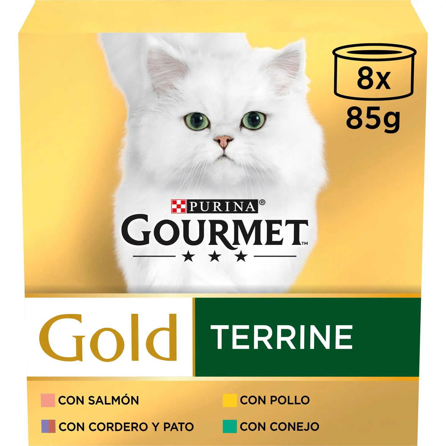 Purina Gourmet Gold Terrine Assortment Box 8X85Gr, wet cat food