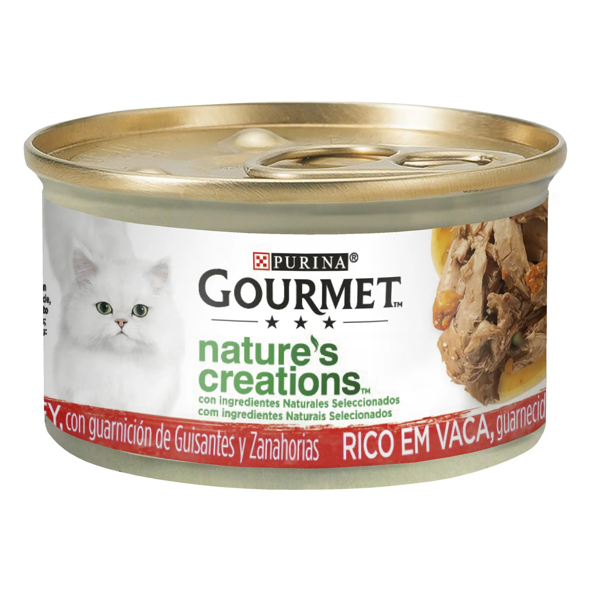 Purina Gourmet Nature Beef 24X85Gr Box wet cat food