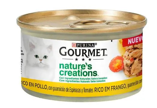 Purina Gourmet Nature Chicken Box 24X85Gr, wet food for cats