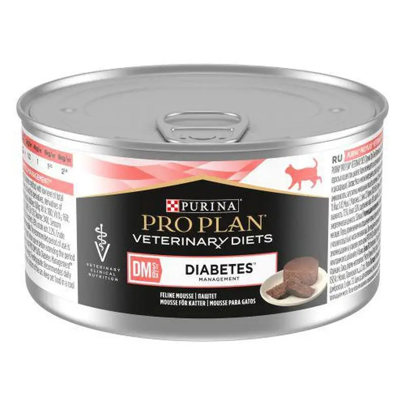 Purina Pro Plan Vet Feline Dm Diabetes 24X195Gr Box, wet food for cats
