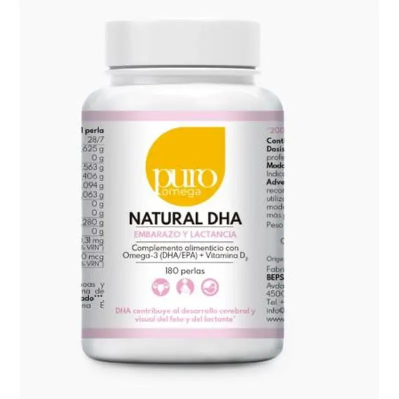 Pure Omega Natural Dha Pregnancy & Lactation , 180 pearls