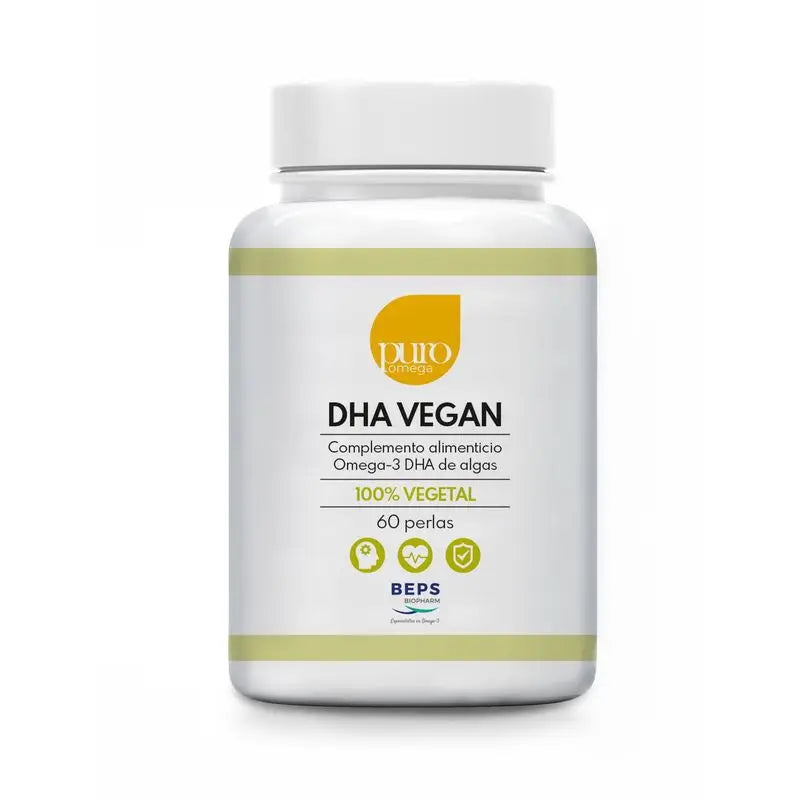 Pure Omega Natural Dha Vegan , 60 pearls