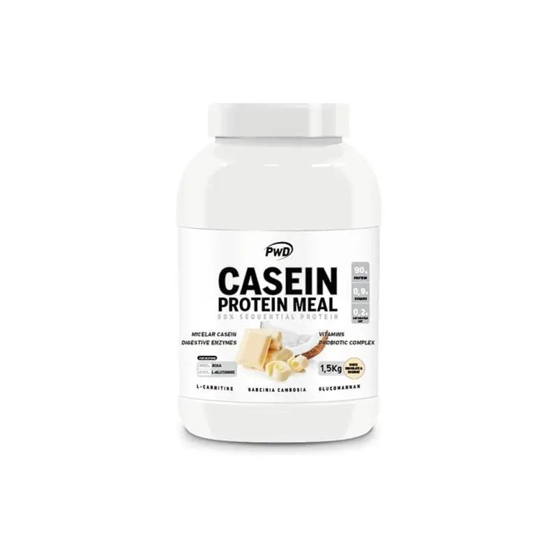 Pwd Casein Protein Meal White Chocolate+Coconut Pot 1.5 Kg