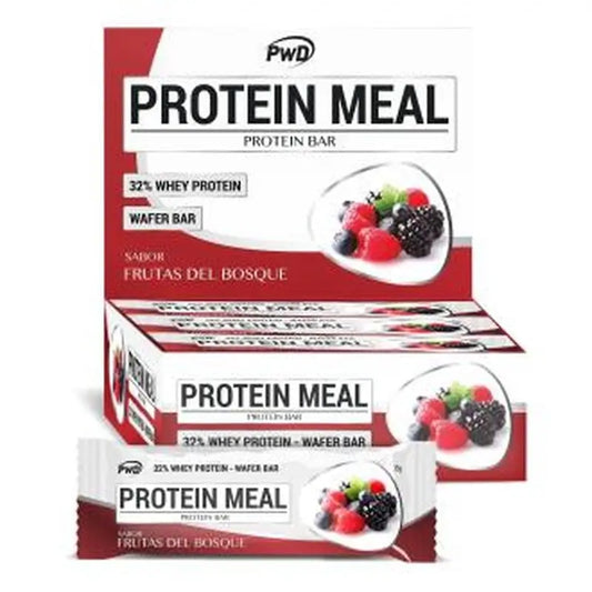 Pwd Protein Meal Barritas Frutas Del Bosque 12Uds.
