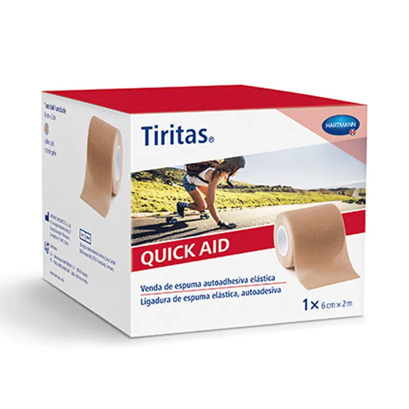 Quick Aid Plasters 6Cmx2M Nude 1Piece