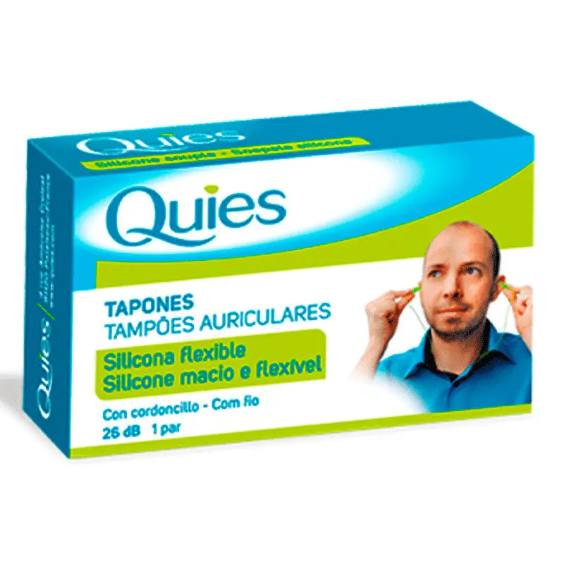 Quies Silicone Cord Plug 2 Plugs