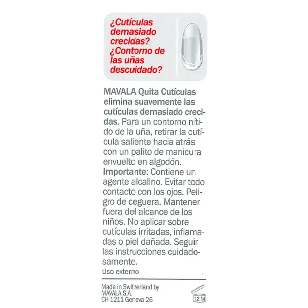 Mavala Cuticle Remover 10 ml