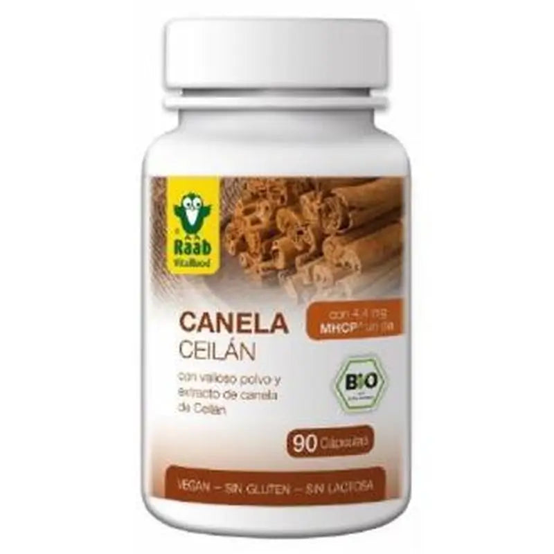 Raab Vitalfood Cinnamon 90Cap Bio Sg Vegan