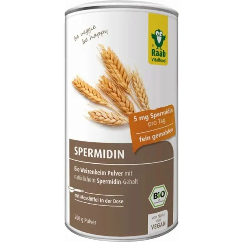 Raab Vitalfood Spermidine Wheat Germ 200Gr. Bio Vegan