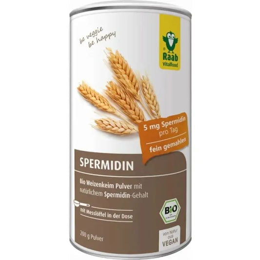 Raab Vitalfood Spermidine Wheat Germ 200Gr. Bio Vegan
