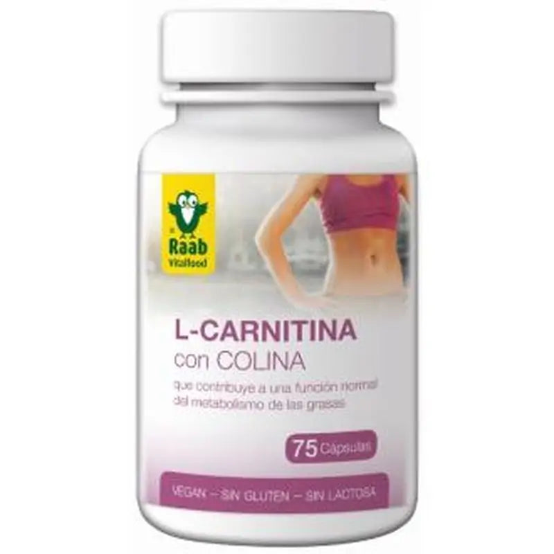 Raab Vitalfood L-Carnitine With Choline 75Cap Sg Vegan