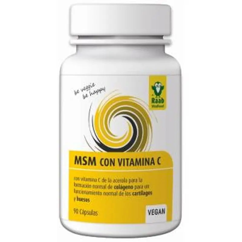 Raab Vitalfood Msm With Vitamin C 90Caps Sg Vegan