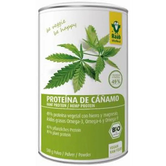 Raab Vitalfood Natural Hemp Protein 500Gr. Bio Sg Vegan