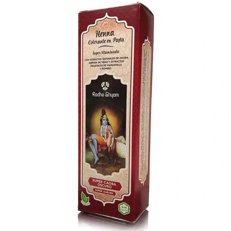 Radhe Shyam Henna Super Dark Mahogany Paste, 200 ml