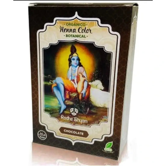 Radhe Shyam Henna Powder Chocolate Botanical , 100 gr