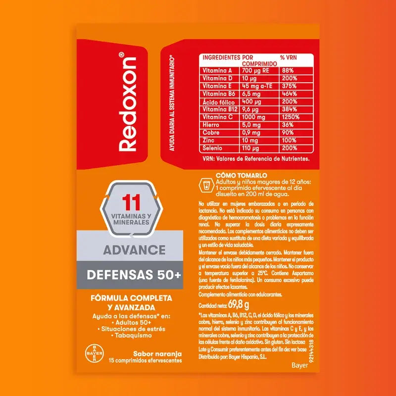 Redoxon Advance , 15 effervescent tablets