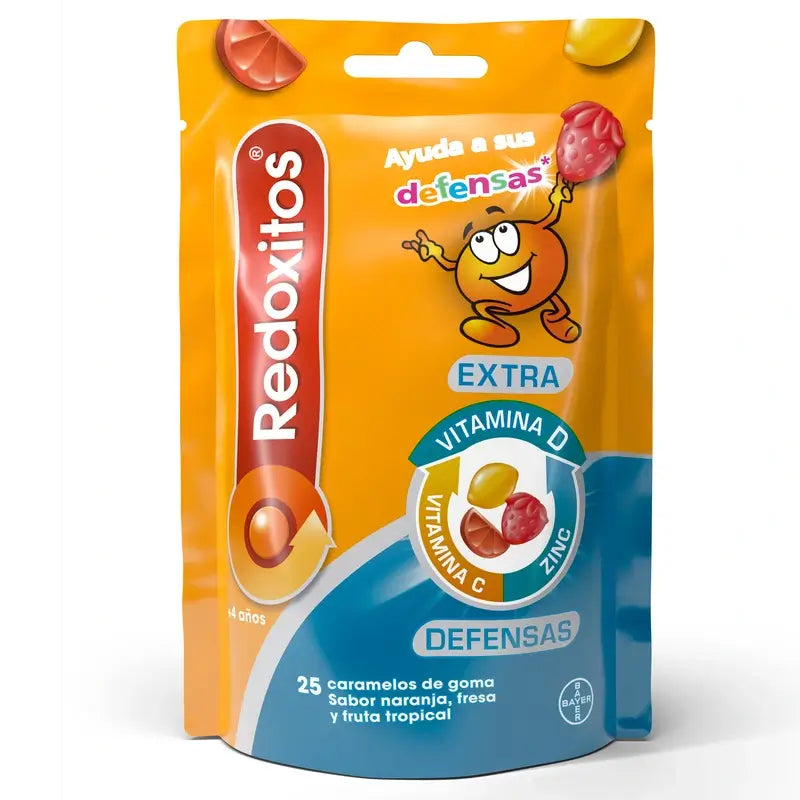 Redoxon Redoxitos Extra Defensas +4 Years , 25 gummies