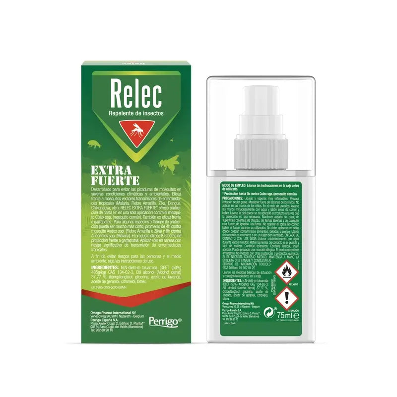 Relec Extra Strong Mosquito Repellent Spray, 75ml