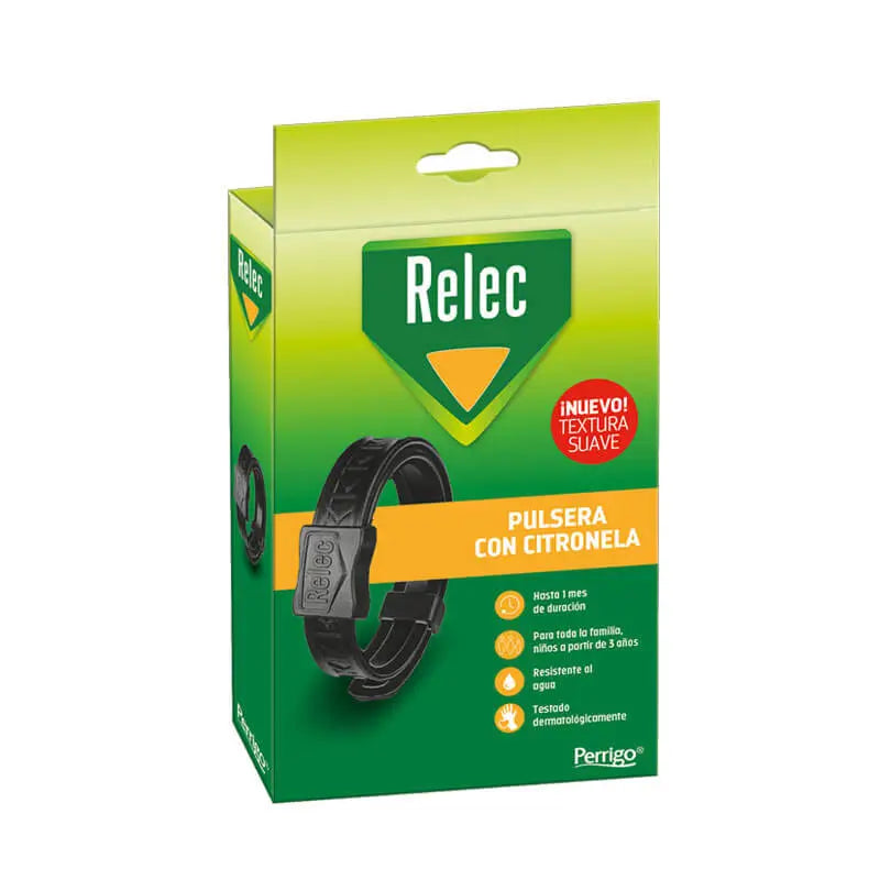 Relec Citronella Mosquito Control Wristband Black