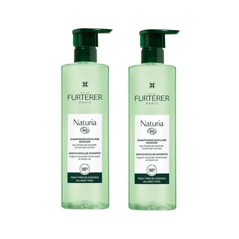 Rene Furterer Naturia Extra Gentle Balancing Shampoo, 2X400 Ml