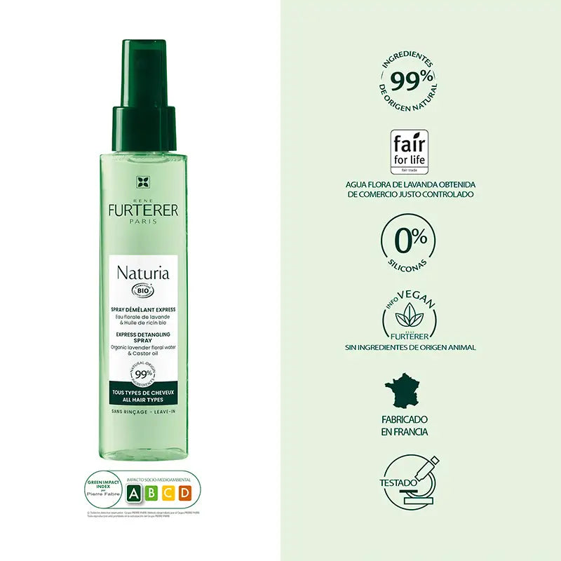 Rene Furterer Naturia Extra Gentle Detangling Spray, 200 ml