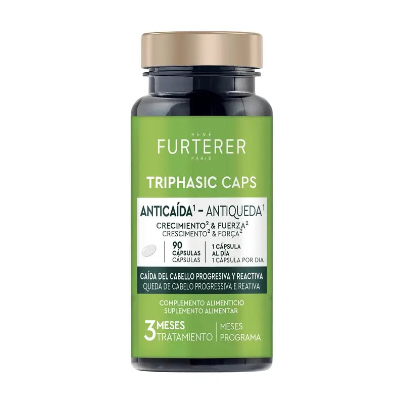 René Furterer Triphasic Caps Anti-Hair Loss Supplement Pack 90 Capsules