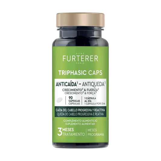 René Furterer Triphasic Caps Anti-Hair Loss Supplement Pack 90 Capsules