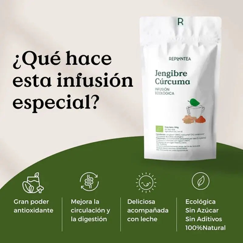 Rethink Organic Ginger Turmeric Infusion 1, 100 g
