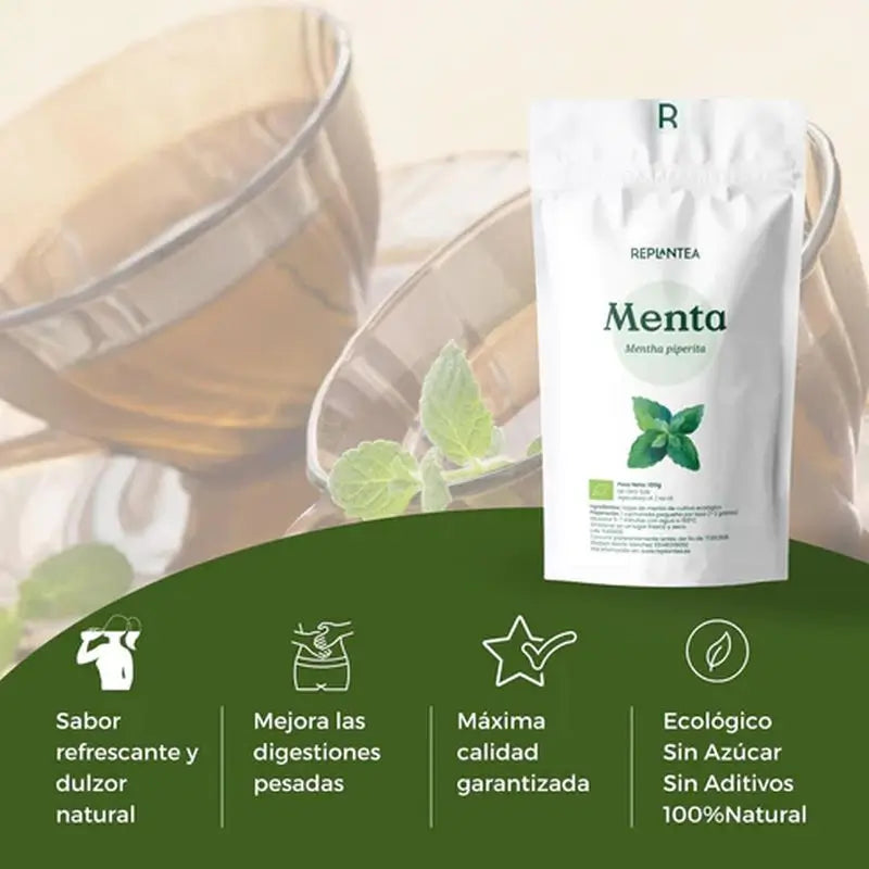Replantea Organic Peppermint Infusion, 100g