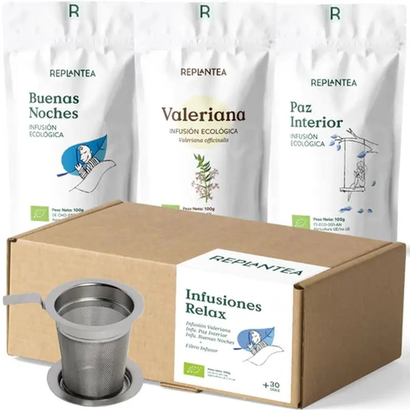 Replantea Relax Infusions Pack With Filter, 3 units