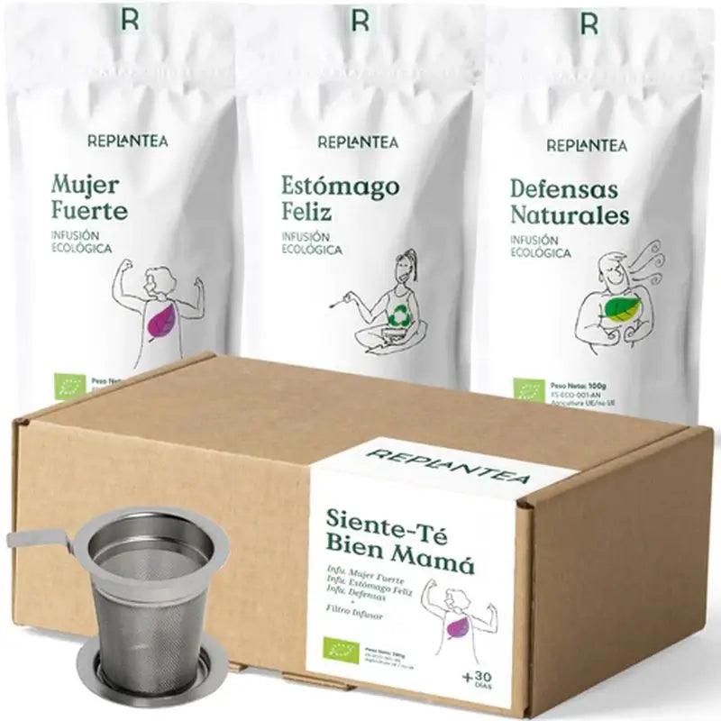 Rethink Feel-Good Mom Tea Pack With Filter, 3 units