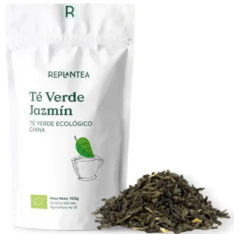 Replantea Green Tea Jasmine Organic, 100 g